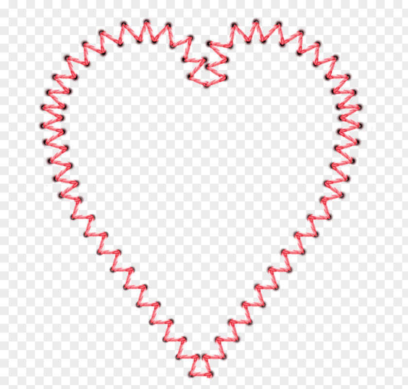 Simple Hand-painted Cartoon Rope Heart-shaped Frame PNG