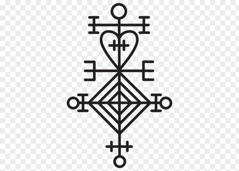 Symbol Icelandic Magical Staves Helm Of Awe Runes Sigil PNG