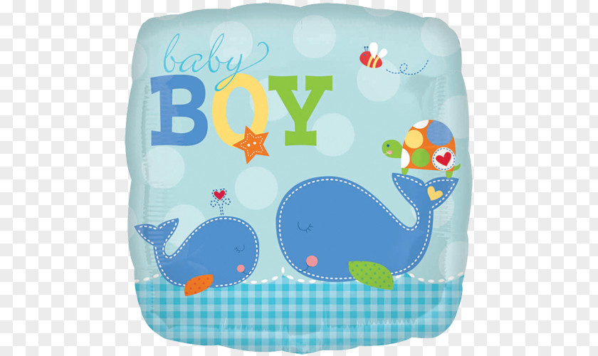 Ahoy Boy Baby Shower Mylar Balloon Hoax Party PNG