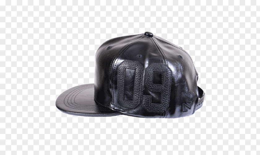 Artificial Leather Baseball Cap PNG