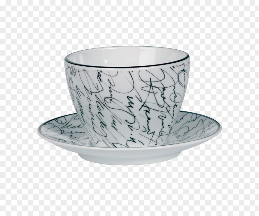 Glass Coffee Cup Saucer Porcelain PNG