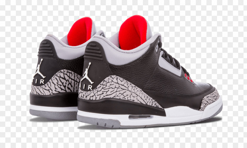 Jordan Shoe Sneakers Black Air Cement PNG