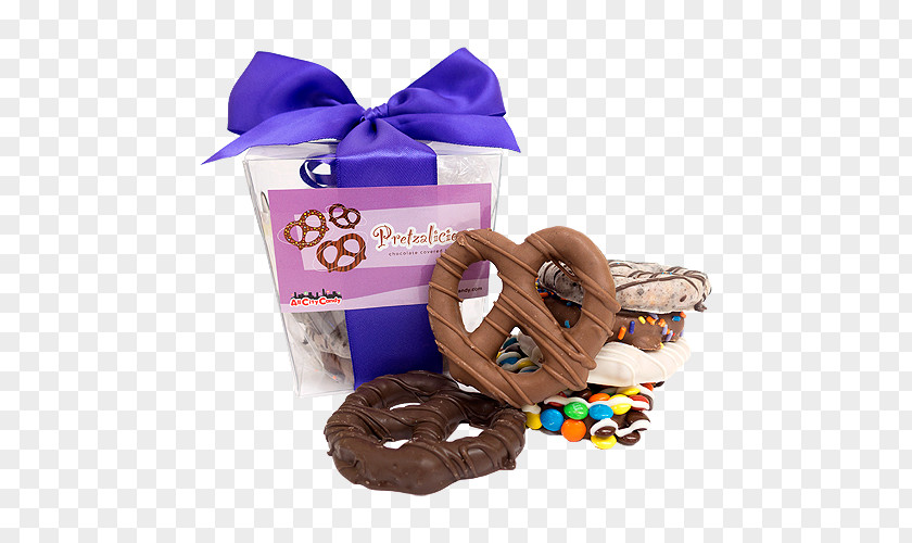Chocolate Pretzels Food Gift Baskets All City Candy PNG