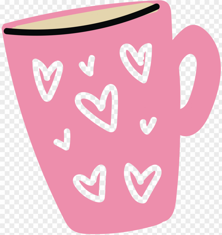 Coffee Cup Mug Heart PNG