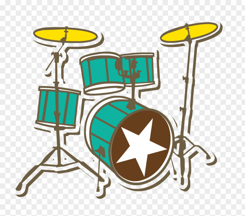 Cute Board Bass Drums Hand Tom-Toms PNG