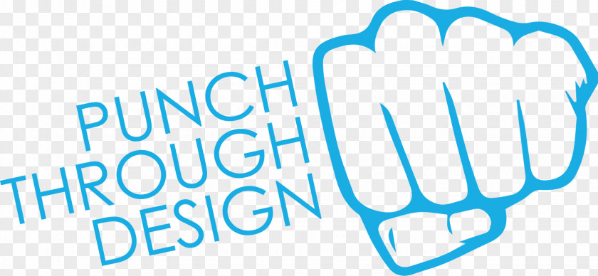 Design Logo Brand Fist Punch PNG
