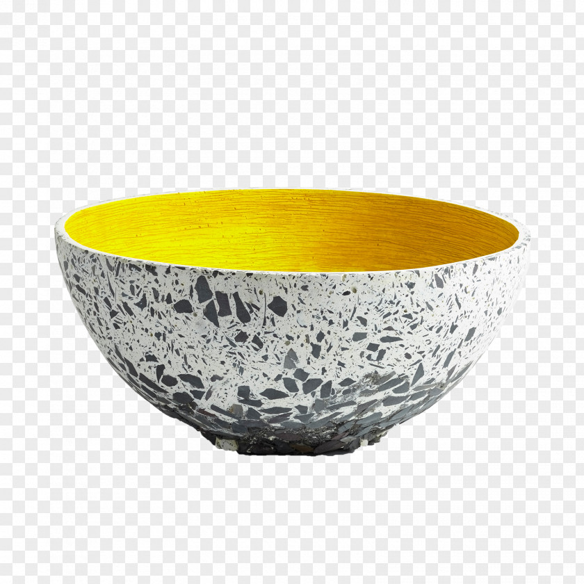 Glass Bowl Ceramic Material Jesmonite PNG