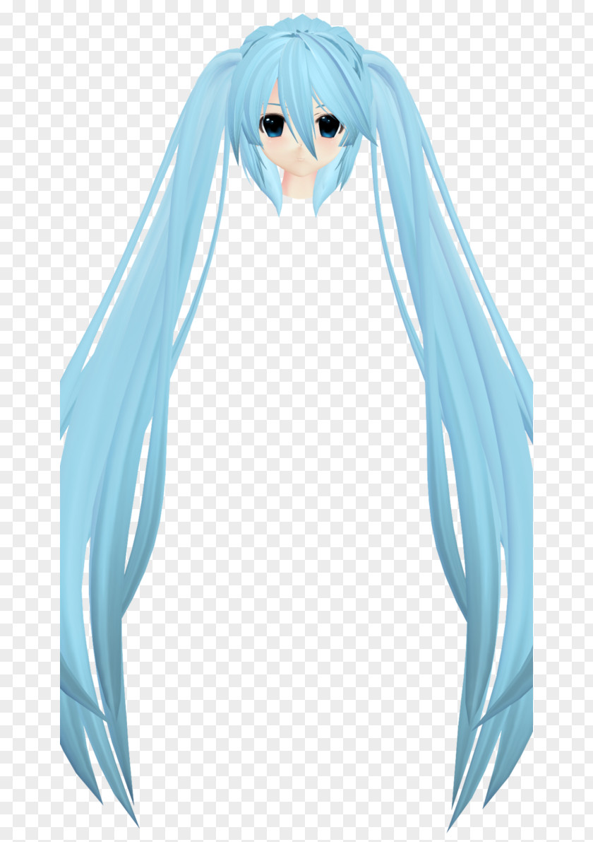 Hair Bangs Pigtail MikuMikuDance Long Hatsune Miku PNG