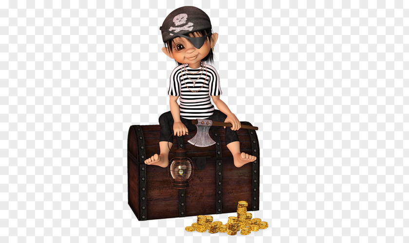 Hand-painted Caribbean Pirate Boy Piracy In The Party Treasure PNG