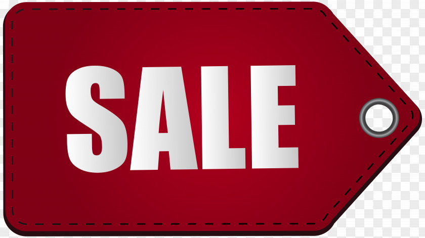 Red Sale Tag Transparent Clip Art Image Sales PNG
