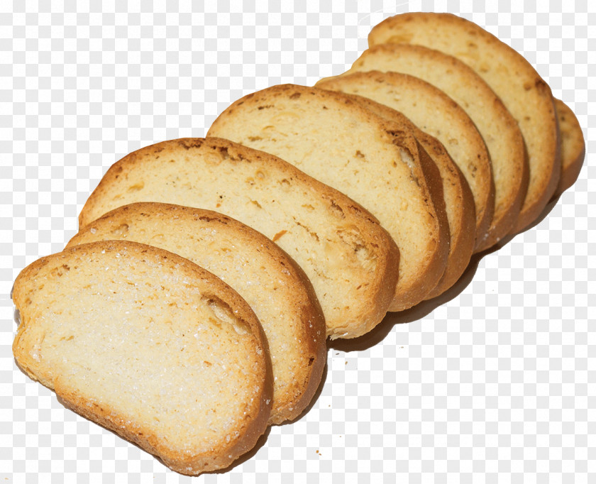 Rusk Zwieback Rye Bread Toast Pandesal Sliced PNG