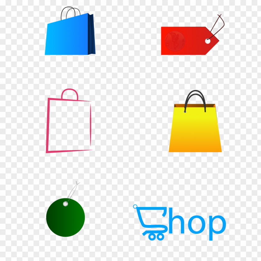 Shopping Store Logo Symbol PNG