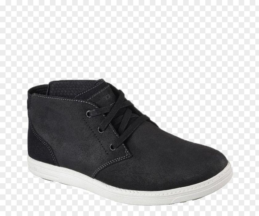 Skechers Shoes For Women Black Suede Sports Boot Cross-training PNG