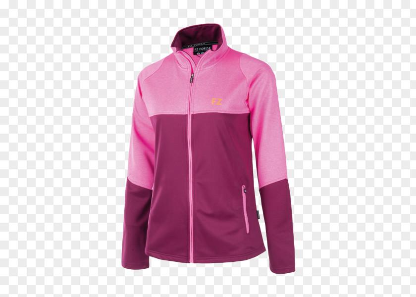 Jacket T-shirt Clothing Cardigan Pink PNG