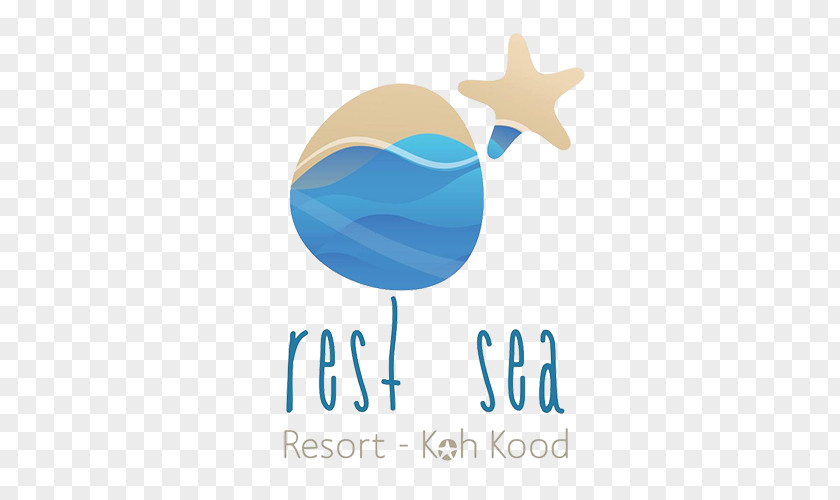 Koh Kood Logo Rest Sea Resort Brand Font PNG