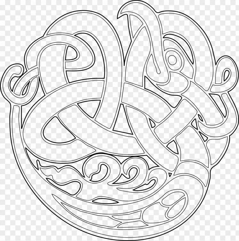 Celtic Knot Line Art Celts PNG