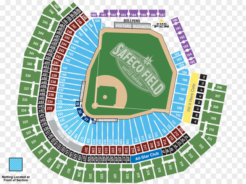 Concert Ticket Safeco Field Seattle Mariners Seating Assignment Globe Life Park In Arlington Stadium PNG