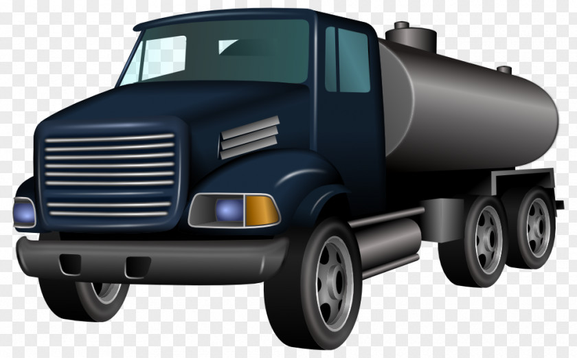 Gas Pump Clip Tank Truck Semi-trailer Art PNG