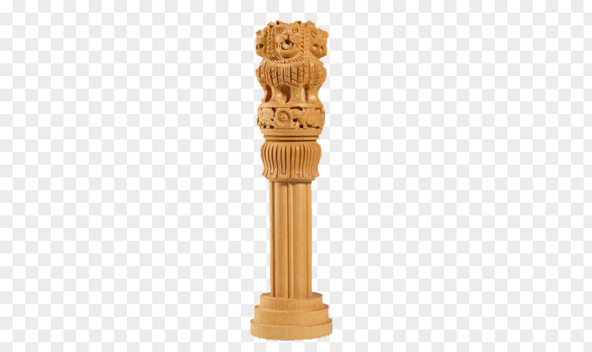 India Pillars Of Ashoka Lion Capital State Emblem Column PNG