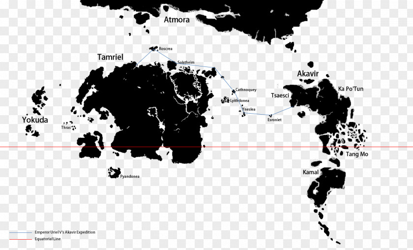 Map Nirn The Elder Scrolls III: Morrowind Atmora Geography PNG