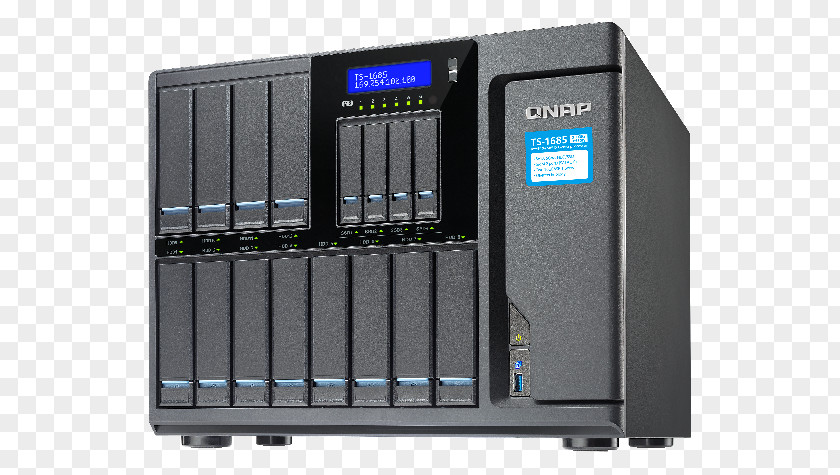 Right Angle Intel QNAP Systems, Inc. Network Storage Systems Hard Drives TS-1635 PNG