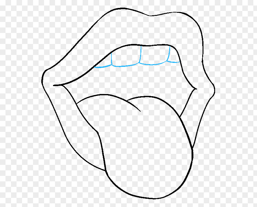 Tongue Drawing Cheek Tooth Mouth PNG