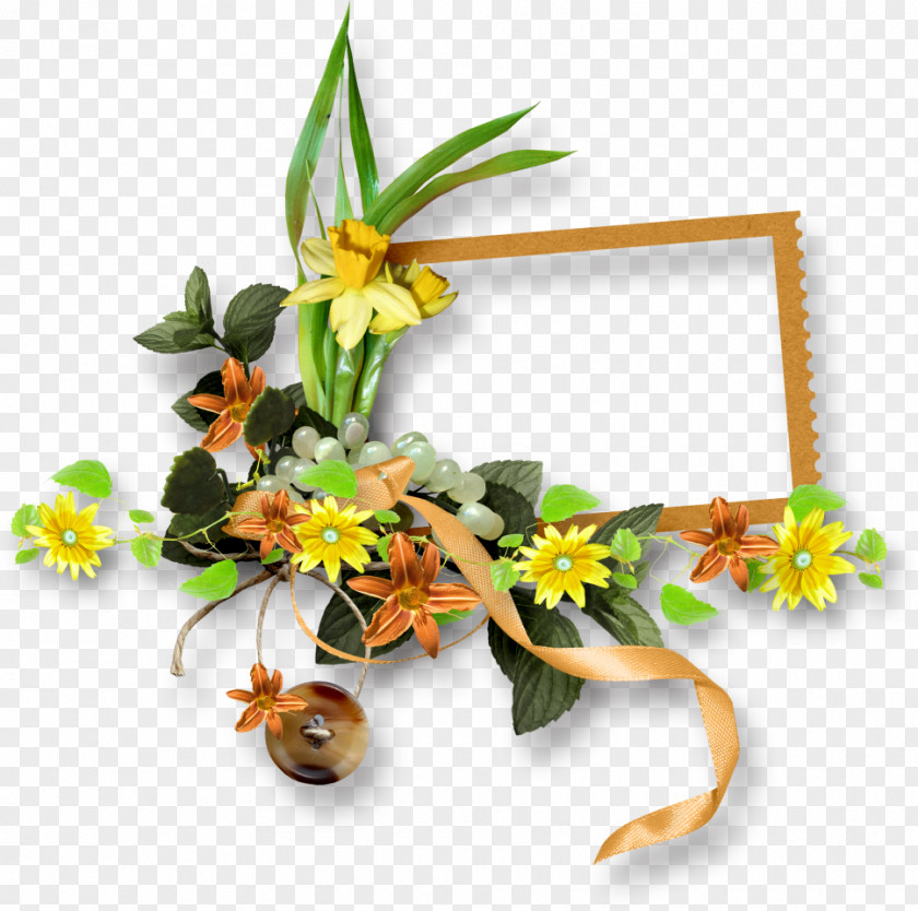 Flower Frame Picture Frames Graphic Design PNG