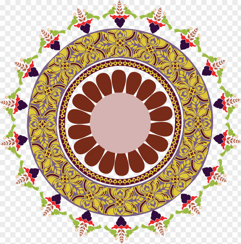 Rangoli Art Flower Clip PNG