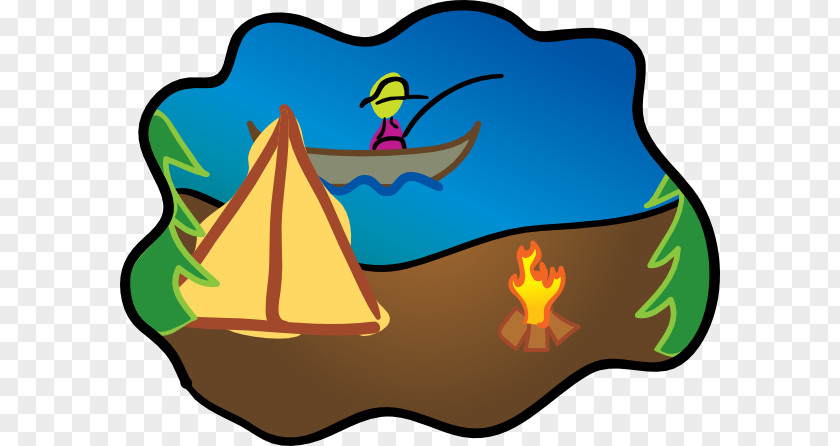 Camping Scenes Cliparts Campsite Tent Campfire Clip Art PNG