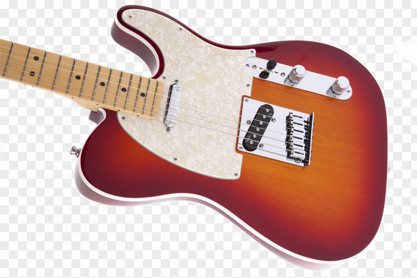 Electric Guitar Fender Telecaster Stratocaster Sunburst PNG