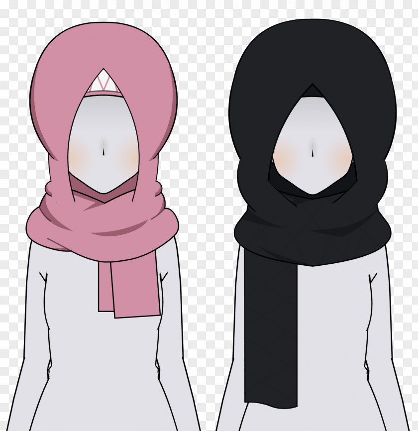 Hood Kisekae Set System Export Hijab Headgear PNG