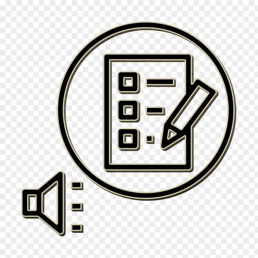 Product Management Icon Pencil Defining PNG