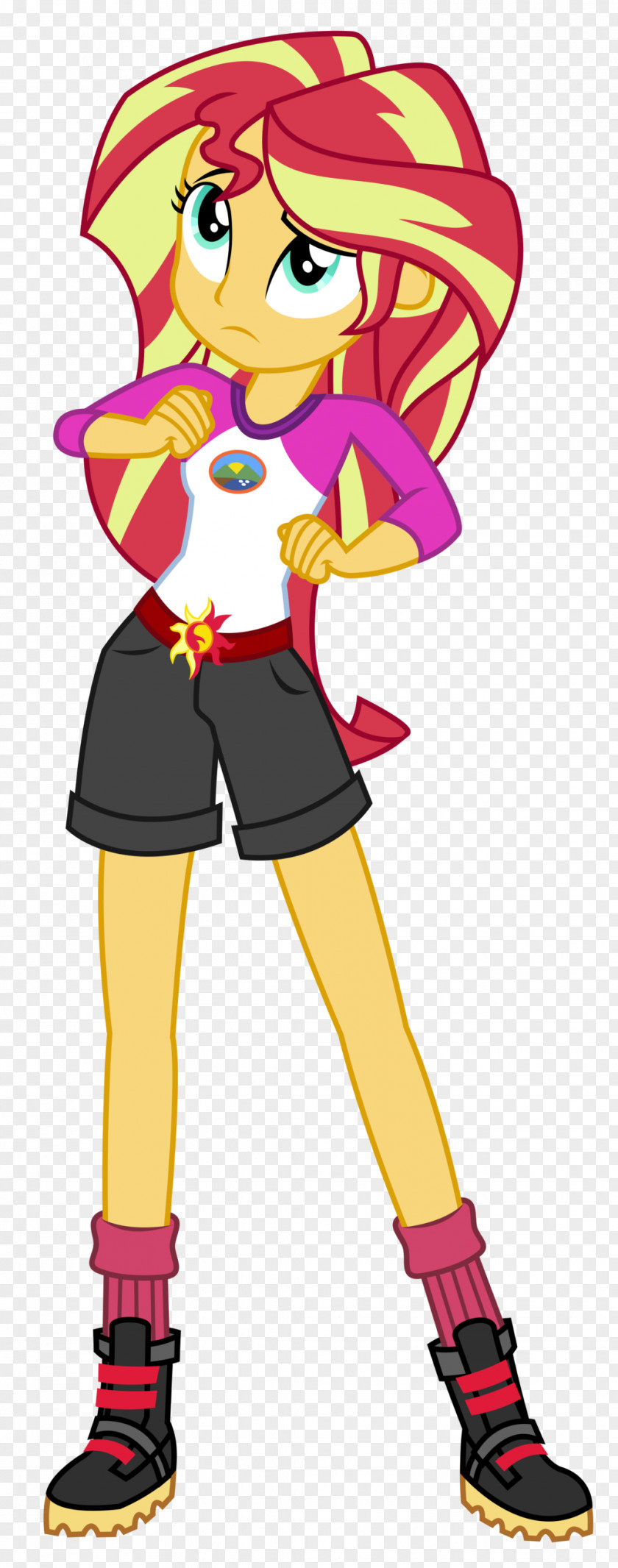 SUNSET VECTOR Sunset Shimmer Twilight Sparkle Rainbow Dash Escape By Moonlight Art PNG