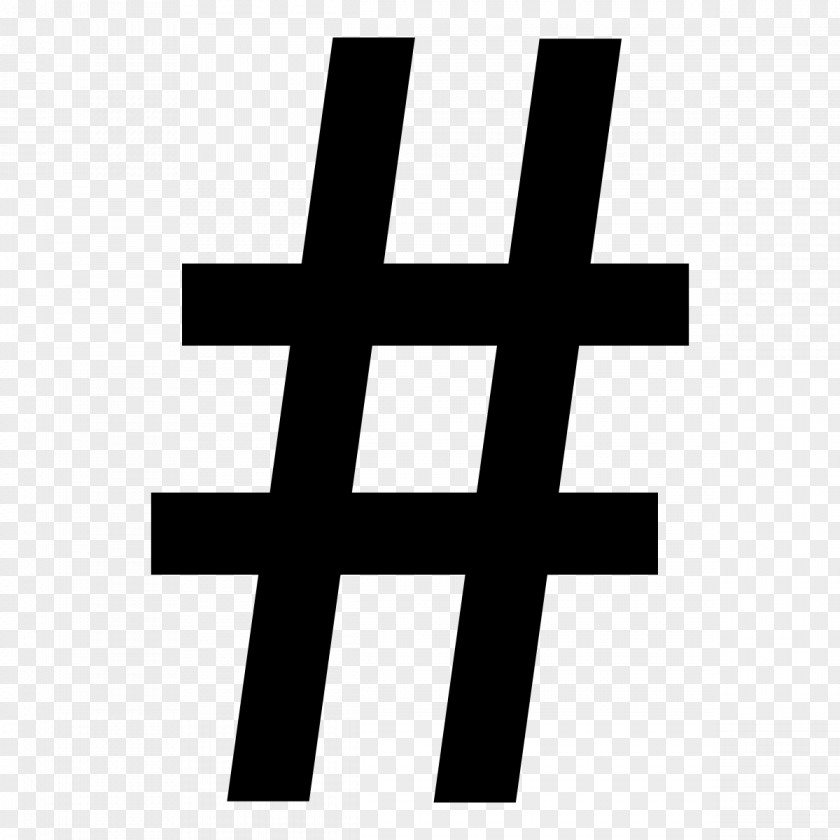 Symbol Number Sign Hash Function Hashtag Social Media PNG