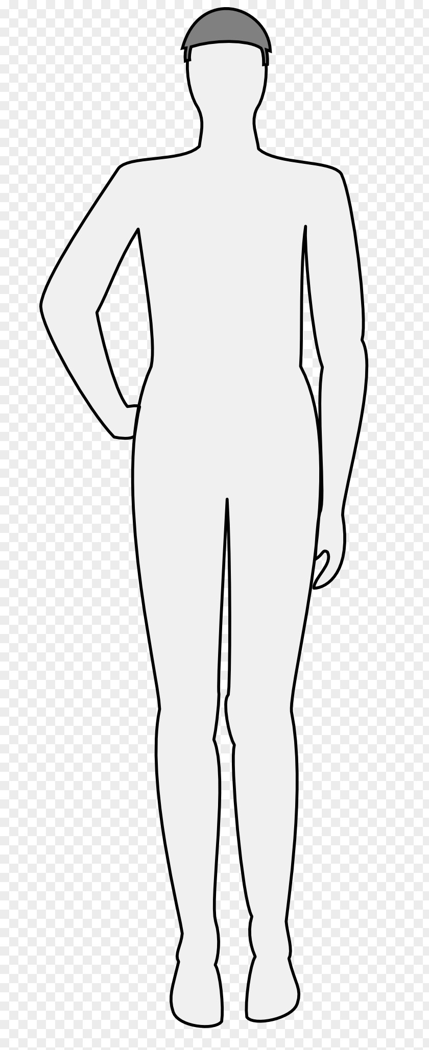 Costume Homme Silhouette Human Body Finger Clip Art PNG