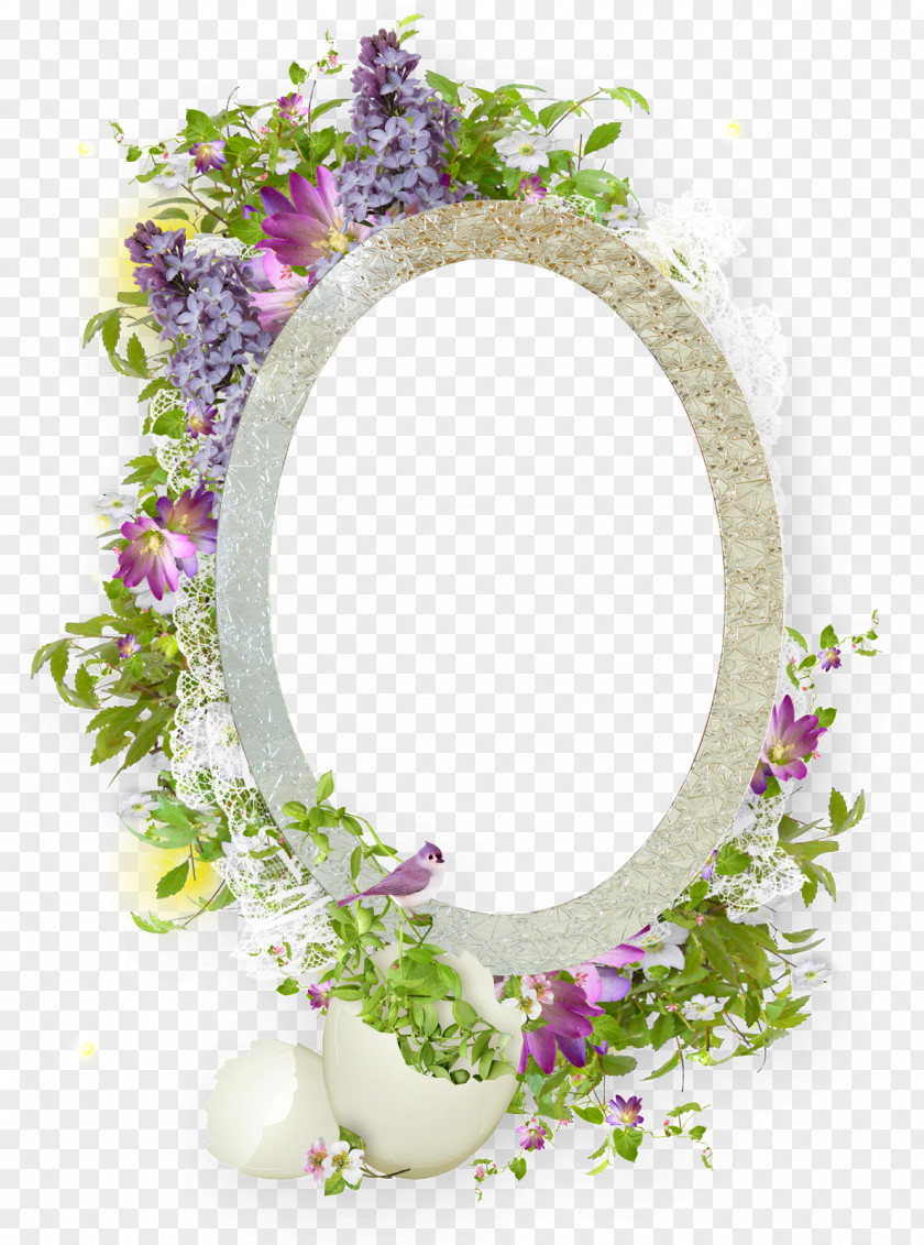 Easter Frame Paper Picture Frames Flower Clip Art PNG