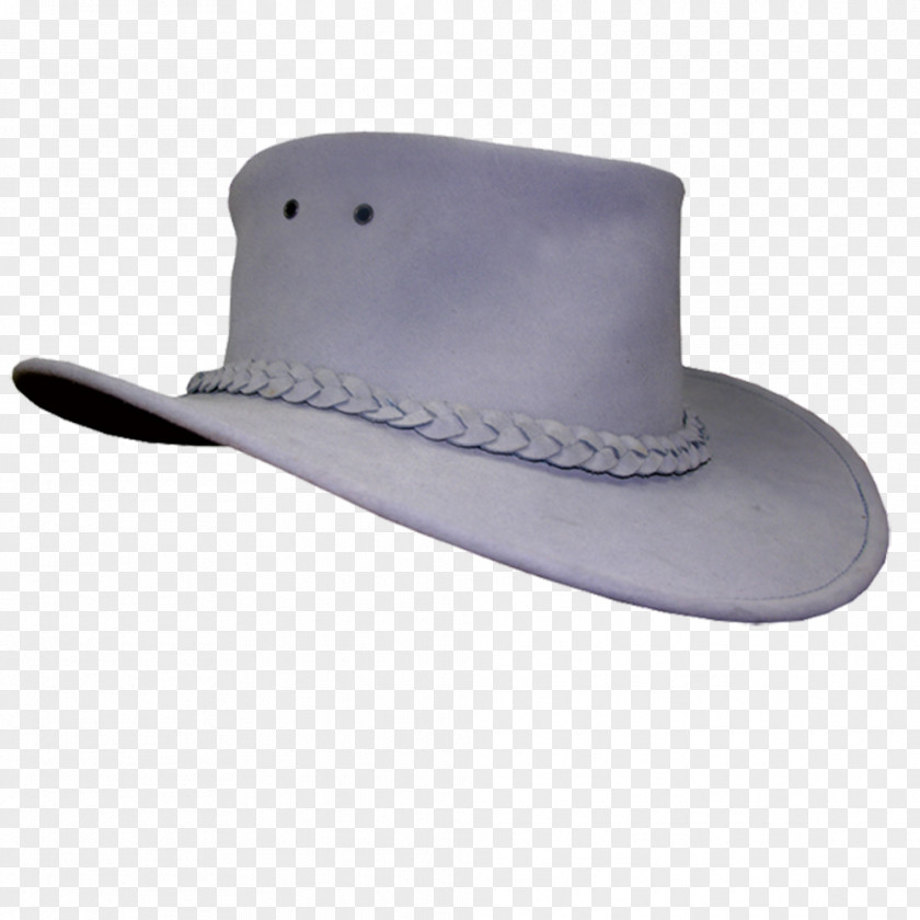 Hat Cowboy Suede Blue Leather PNG