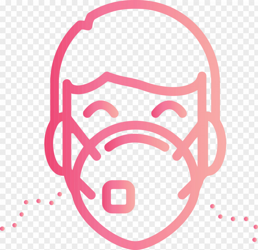 Pink Line Circle PNG