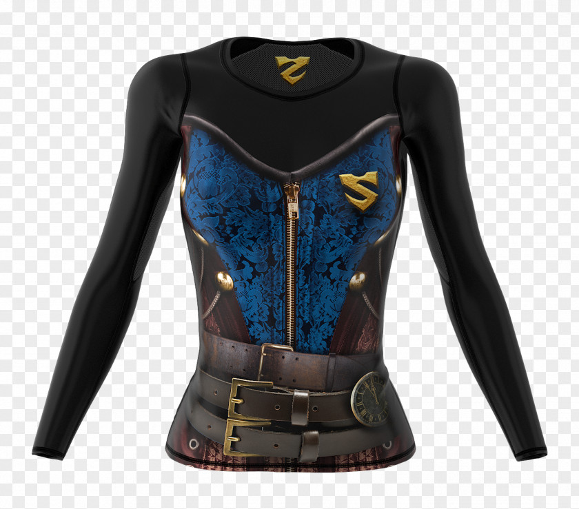 Compression Wear Steampunk Clothing Fightwear Rash Guard CrossFit PNG