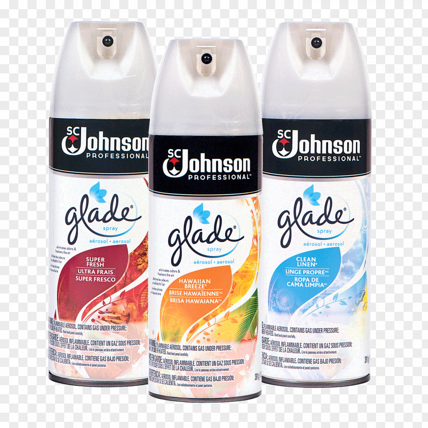 Glade Air Fresheners Aerosol Spray JohnsonDiversey UK Ltd Diversey, Inc. PNG
