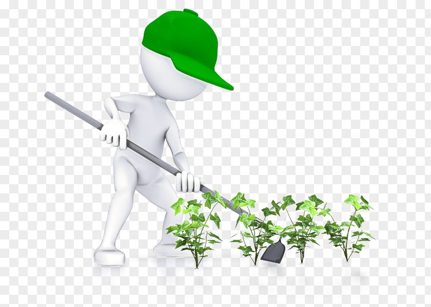 Green Plant Animation Gardener PNG