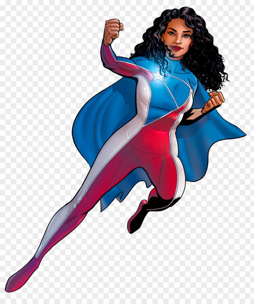 Hispanic Superhero Grito De Lares Invisible Woman Wonder Female PNG