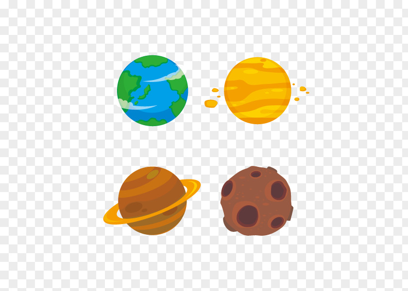 Planet Cartoon Space Extraterrestrial Life Illustration PNG