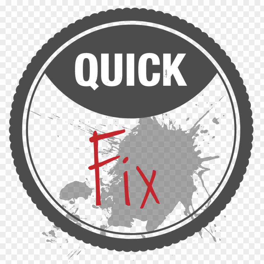 Quick Repair Logo Brand Blood Fluor Corporation Font PNG