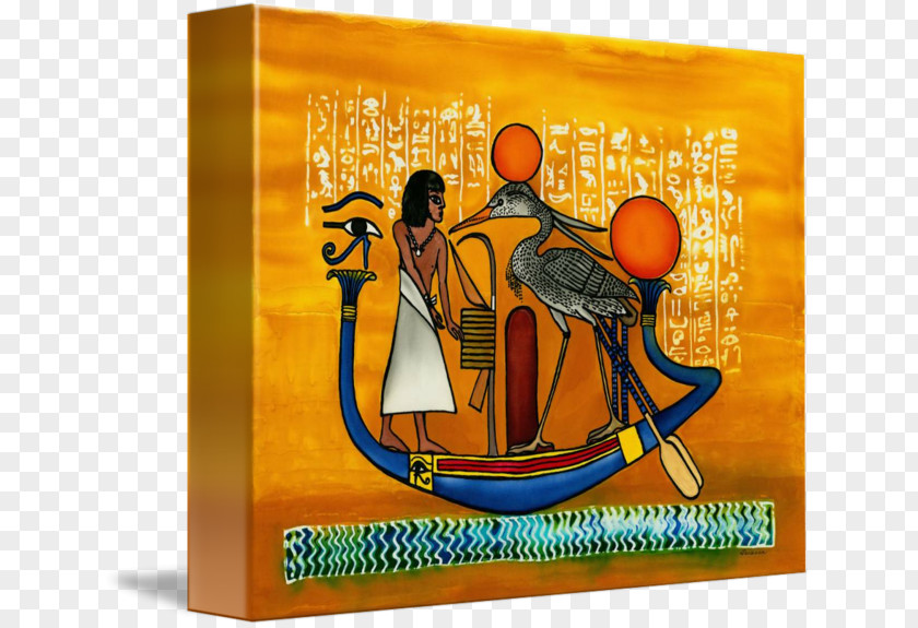 Boat Watercolor Soul Afterlife The Celestial Nile PNG