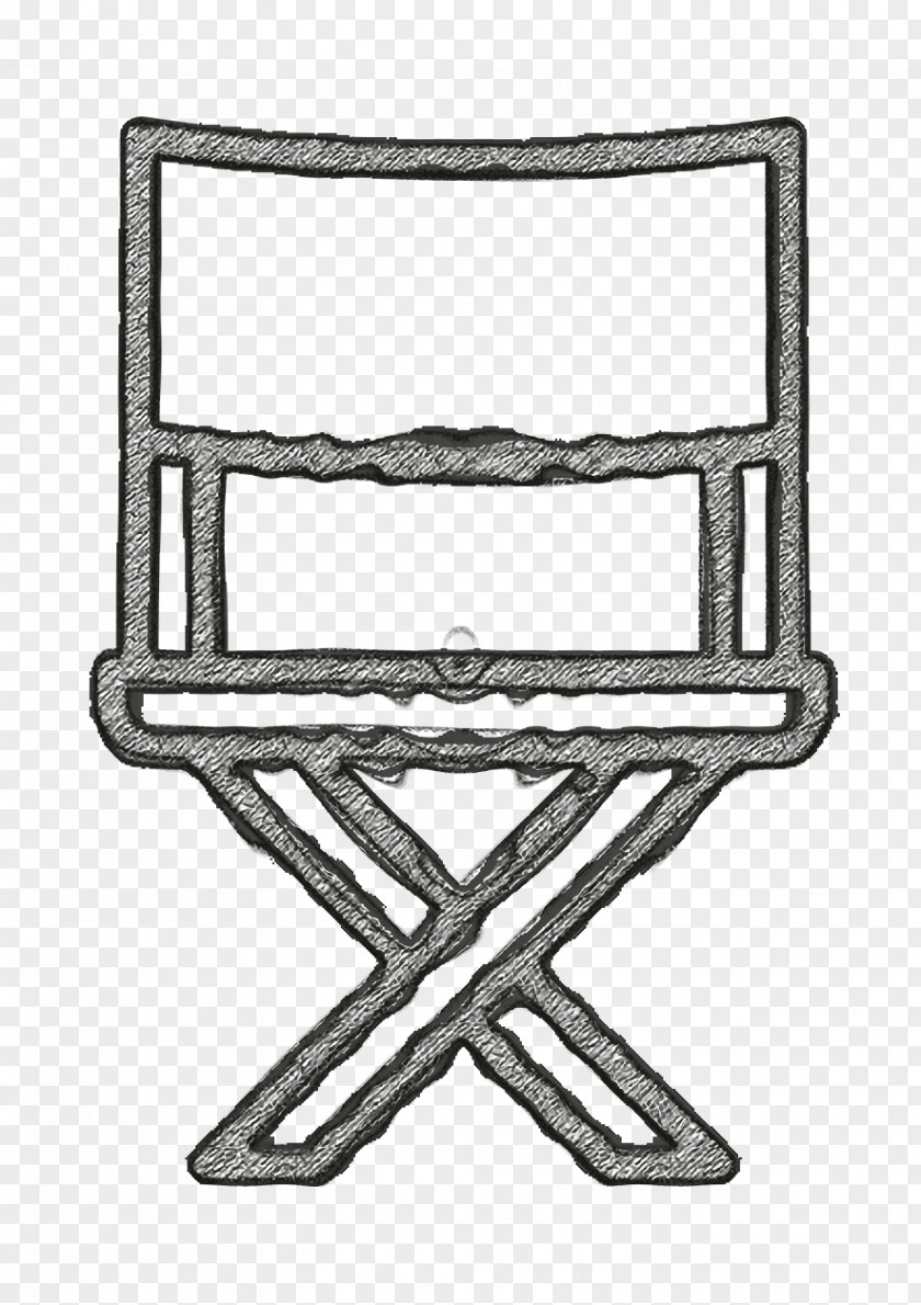 Cinema Elements Icon Director Chair PNG