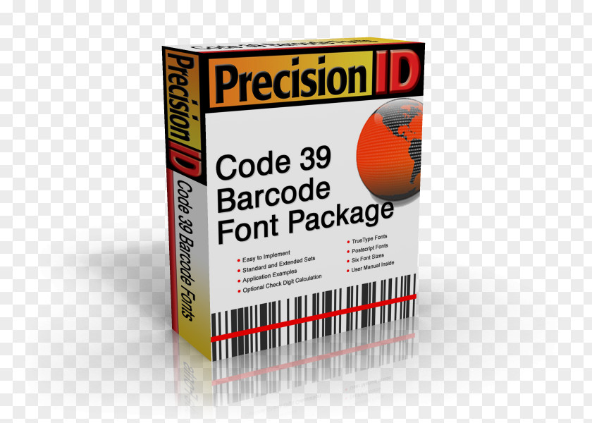 Code 128 39 Barcode POSTNET Font PNG