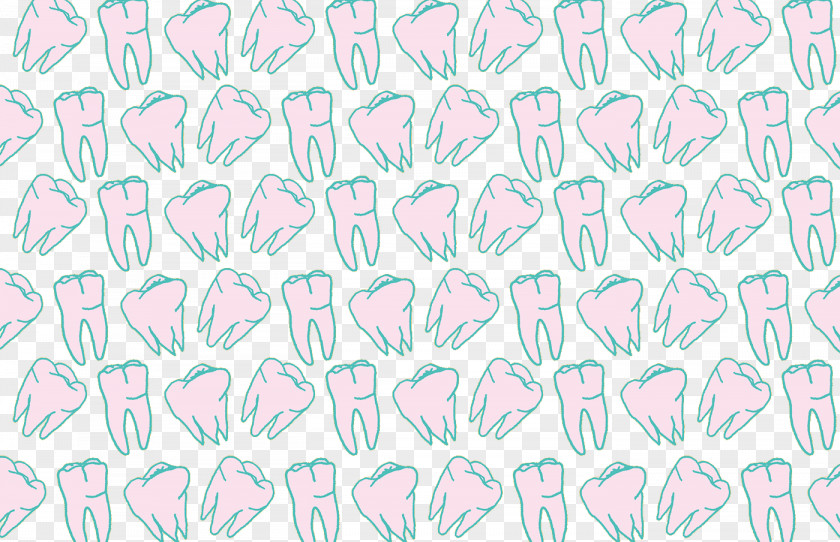 Hand-painted Teeth Shading Textile Angle Pattern PNG