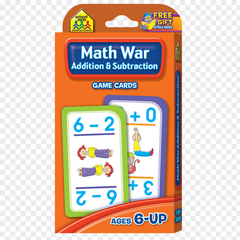 Mathematics Math War Addition & Subtraction Game Cards Mathematical PNG