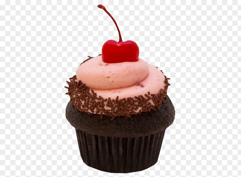 Black Forest Cupcake Chocolate Cake Muffin Brownie Cappuccino PNG